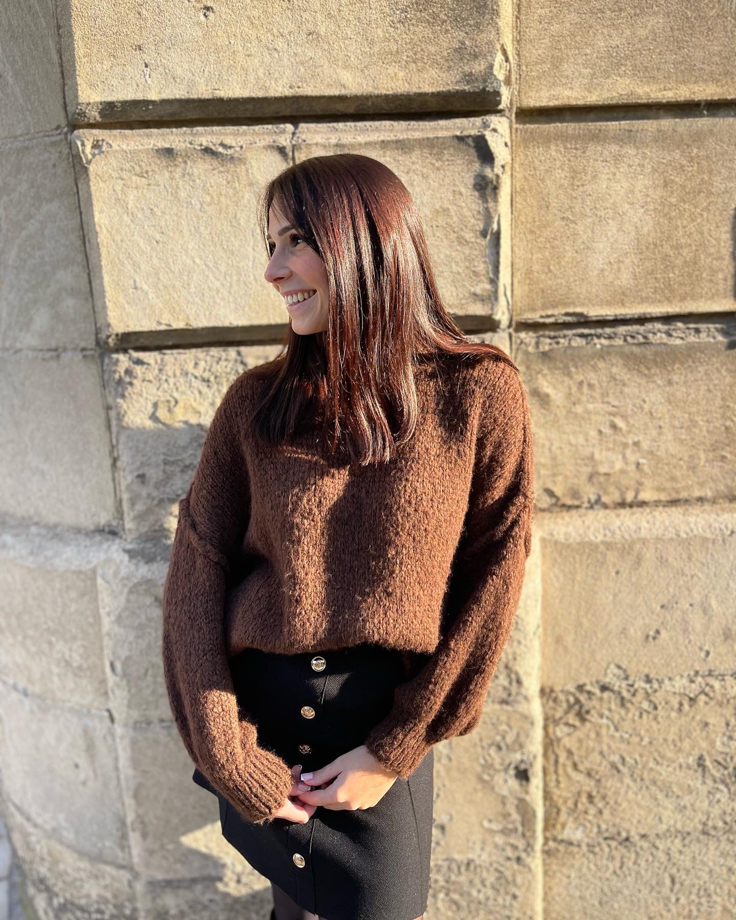 Pull LOU marron